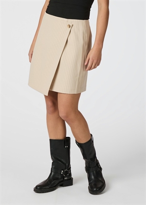 Petrani pinstriped skirt Sand Neo Noir 